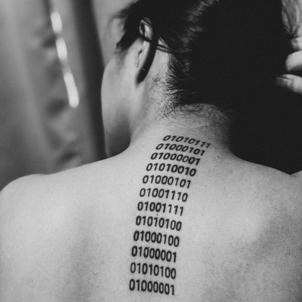 Tattoo Artist Makes Incredibly Detailed ASCII Art Portraits